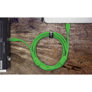 cable udg usb 2.0 a-b rouge droit 1m