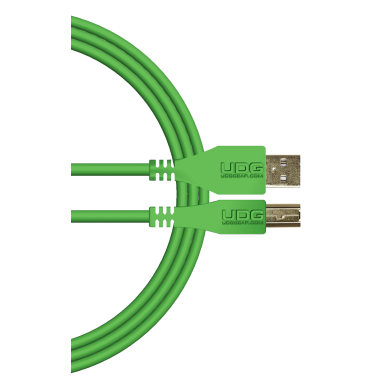 cable udg usb 2.0 a-b rouge droit 1m