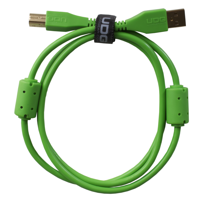 cable udg usb 2.0 a-b rouge droit 1m