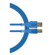 cable udg usb 2.0 a-b rouge droit 1m