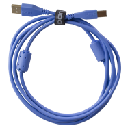 cable udg usb 2.0 a-b rouge droit 1m
