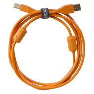 cable udg usb 2.0 a-b rouge droit 1m