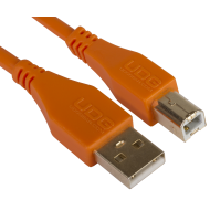 cable udg usb 2.0 a-b rouge droit 1m