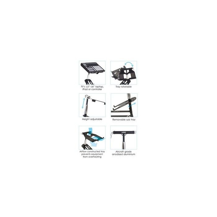 UDG Creator Controller/Instrument Stand Aluminum Black