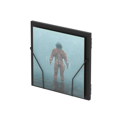 Casier de rangement 330 vinyles finition noir