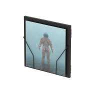 Casier de rangement 330 vinyles finition noir