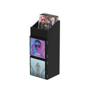Casier de rangement 330 vinyles finition noir