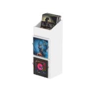 Casier de rangement 330 vinyles finition noir