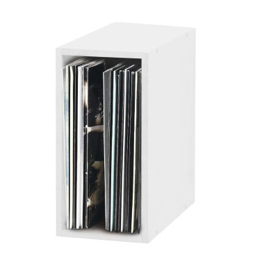 Casier Rangement 55 Vinyles Finition Noir