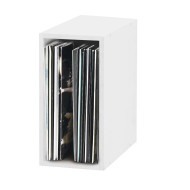 Casier Rangement 55 Vinyles Finition Noir