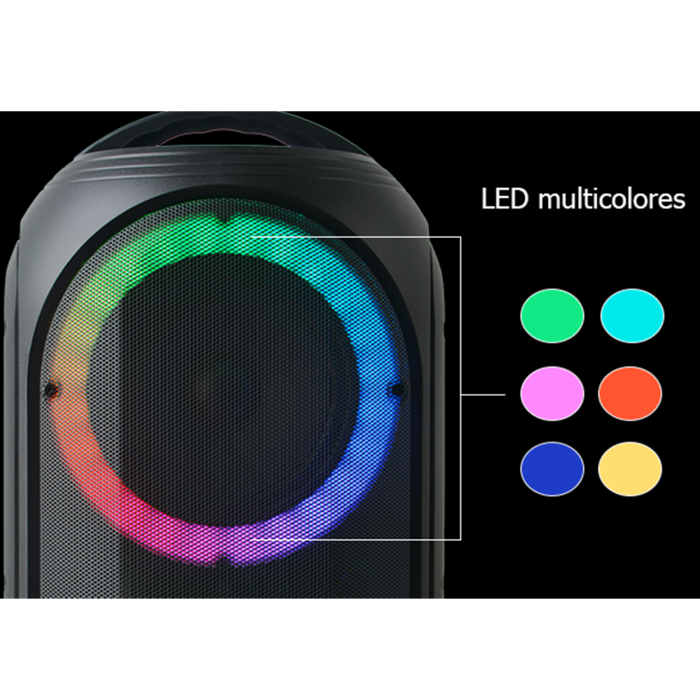 Sono portable Bluetooth multi-fonctions Noire