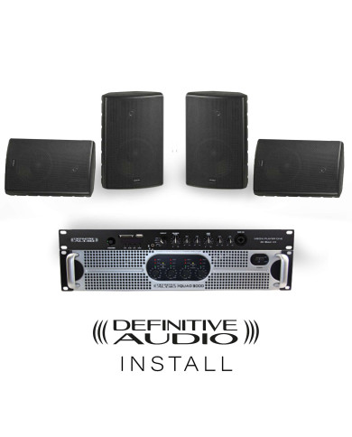 Pack Install 4x NEF8 BL + 1x QUAD 300D + 1x Media Player One