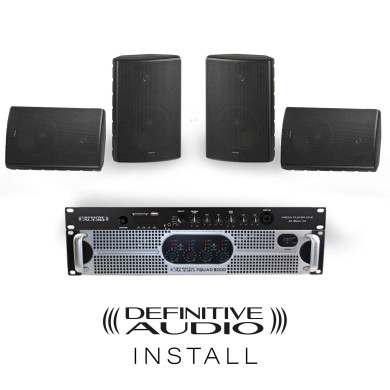 PACK INSTALL 4xNEF8 BL + 1xQUAD300D + 1xMEDIA PLAYER ONE
