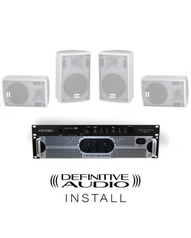 Pack Install 4x NEF8 WH + 1x Quad 300D + 1x Media Player One