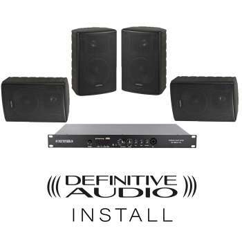 PACK INSTALL 4xNEF5 BL + 1xMEDIA AMP ONE