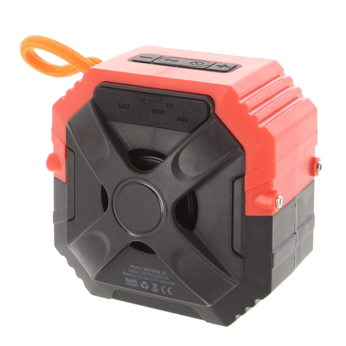 Enceinte Nomade Bluetooth Compacte - Couleur Orange