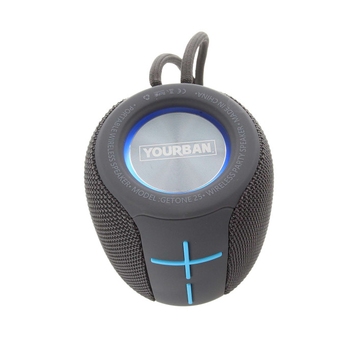 Enceinte Nomade Bluetooth Compacte - Couleur Grise
