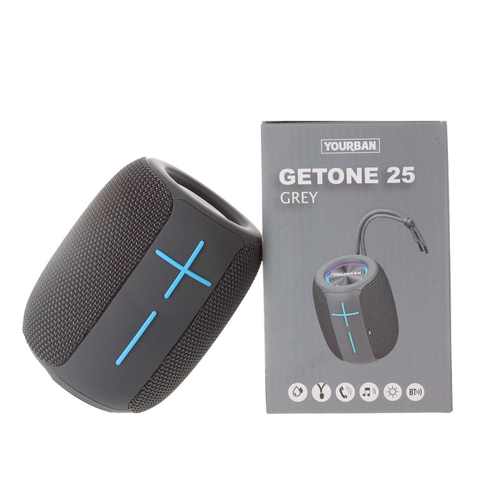 Enceinte Nomade Bluetooth Compacte - Couleur Grise
