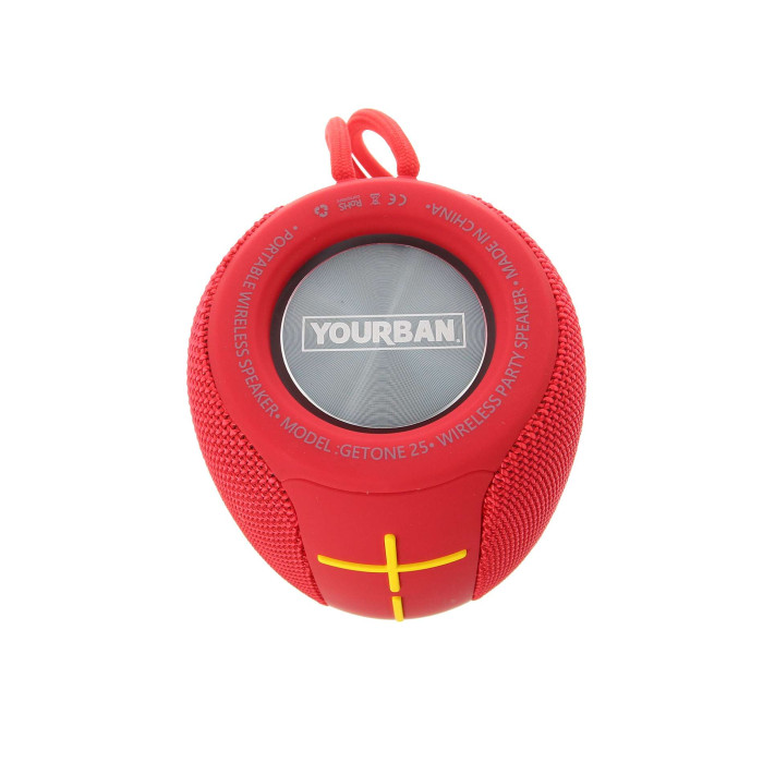 Enceinte Nomade Bluetooth Compacte - Couleur Rouge