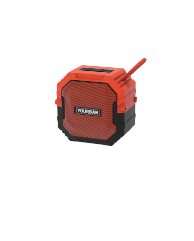 Enceinte Nomade Bluetooth Compacte - Couleur Rouge