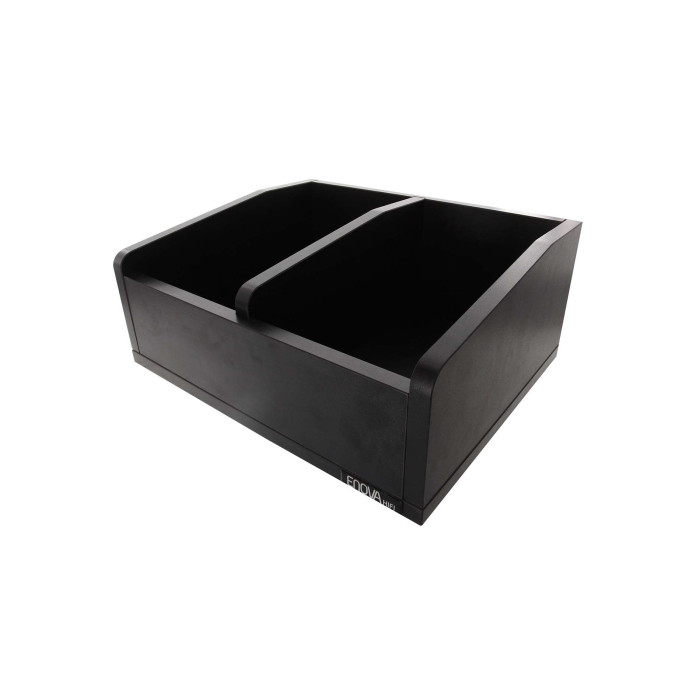 Meuble noir pour vinyles 45 tours