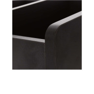Meuble noir pour vinyles 45 tours