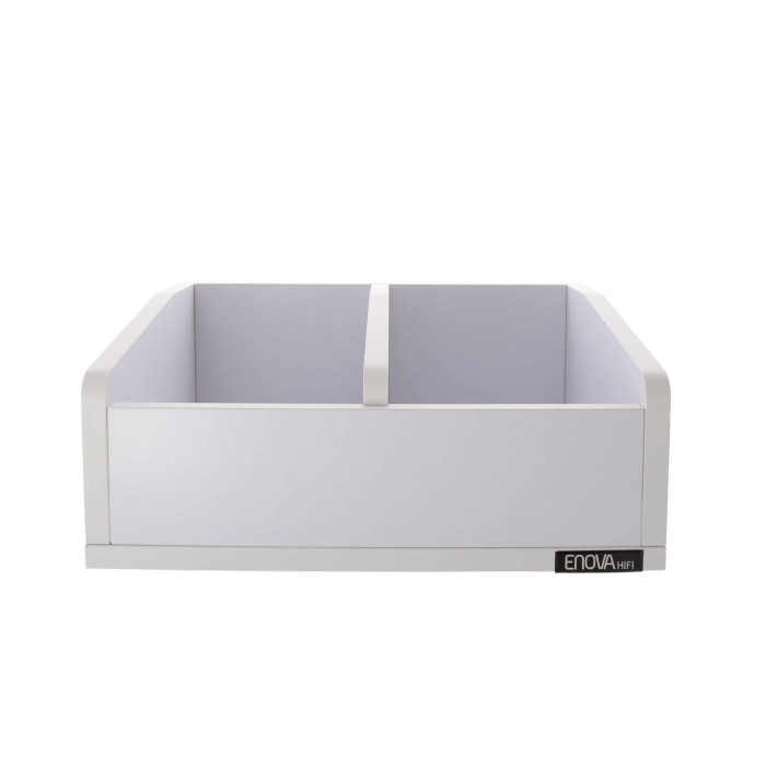 Meuble blanc pour vinyles 45 tours
