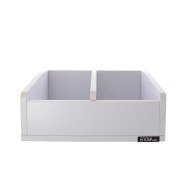 Meuble blanc pour vinyles 45 tours