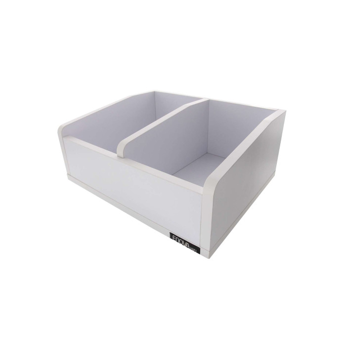 Meuble blanc pour vinyles 45 tours