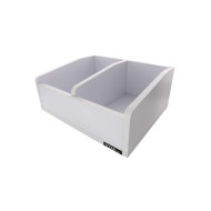 Meuble blanc pour vinyles 45 tours