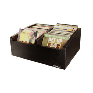 Meuble noir pour vinyles 45 tours