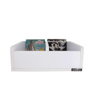 Meuble blanc pour vinyles 45 tours