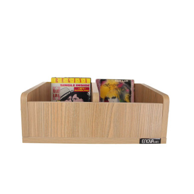 Meuble bois pour vinyles 45 tours