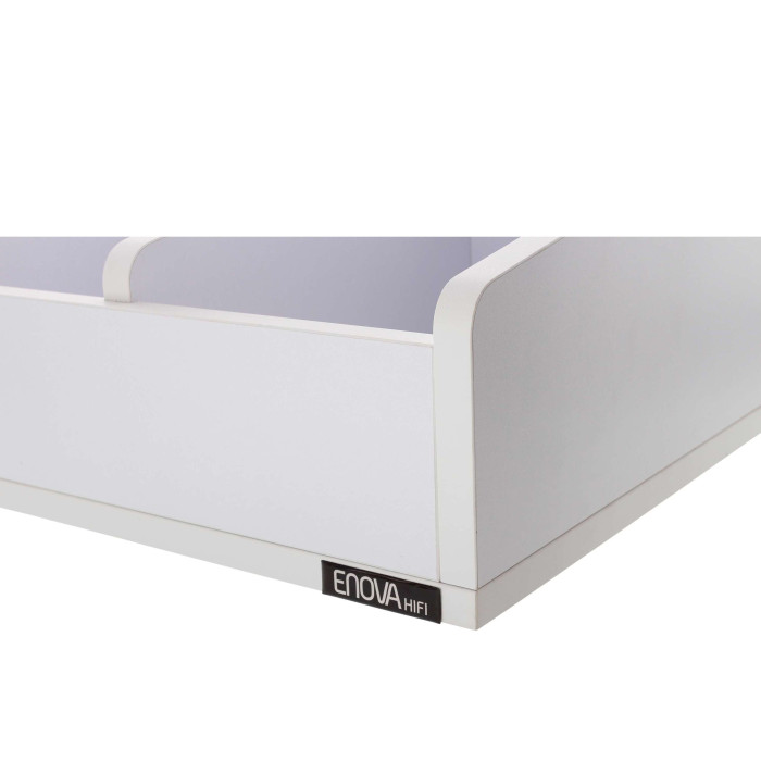 Meuble blanc pour vinyles 45 tours