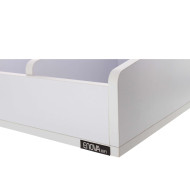 Meuble blanc pour vinyles 45 tours