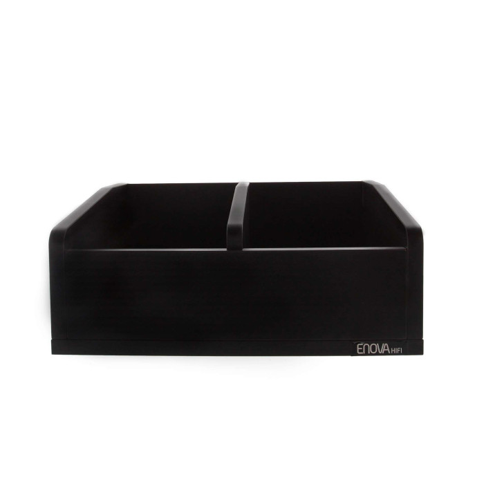 Meuble noir pour vinyles 45 tours