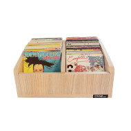 Meuble bois pour vinyles 45 tours