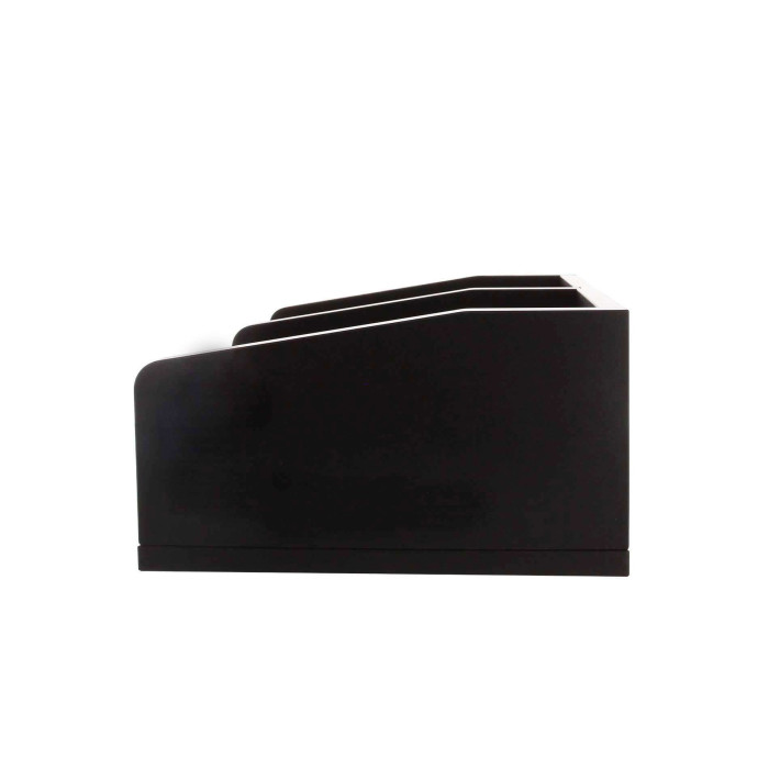 Meuble noir pour vinyles 45 tours