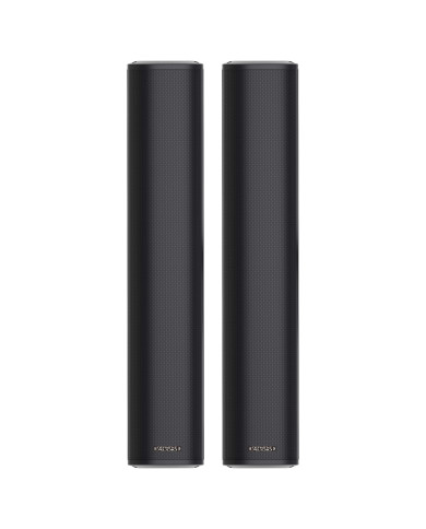 Enceinte Extérieure IP66 Colonne Noire - Vendues par paire