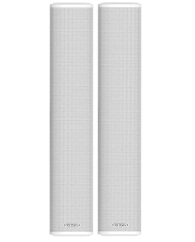 Enceinte Extérieure IP66 Colonne Blanche - Vendues par paire