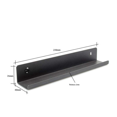Support Mural Vinyle - Finition Noir