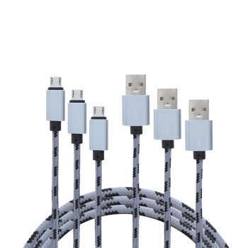 Pack de 3 Câbles USB / Micro USB BL