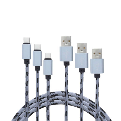 Pack de 3 Câbles USB / Micro USB BL