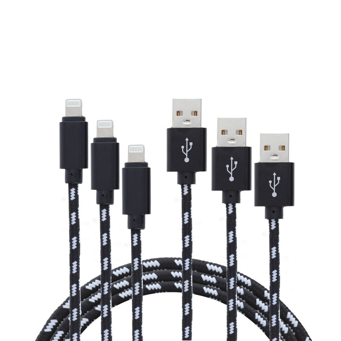 Pack de 3 Câbles USB / Lightning  BL