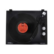 Platine vinyle hifi USB - finition noire