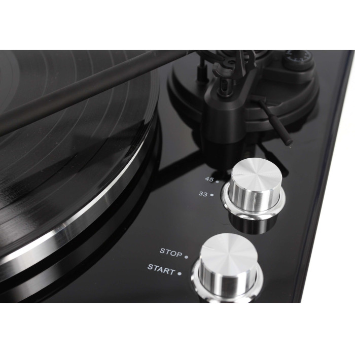 Platine vinyle hifi USB - finition noire