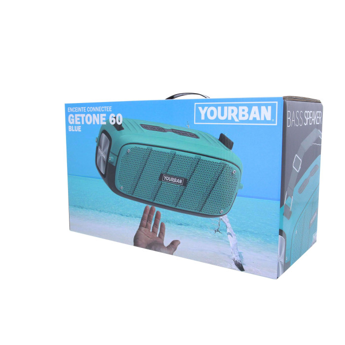 Enceinte Nomade Bluetooth Compacte - Couleur Bleue