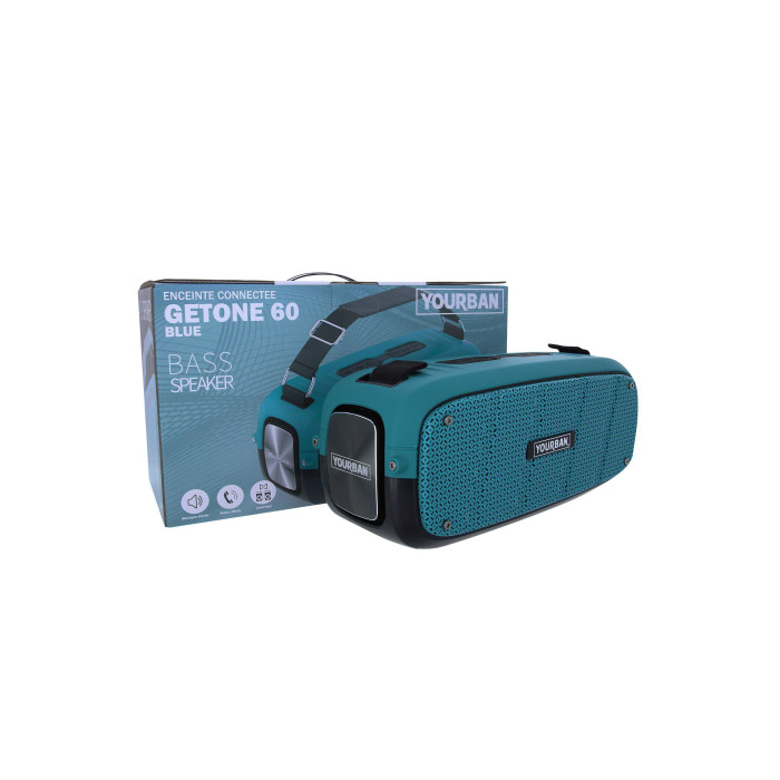 Enceinte Nomade Bluetooth Compacte - Couleur Bleue