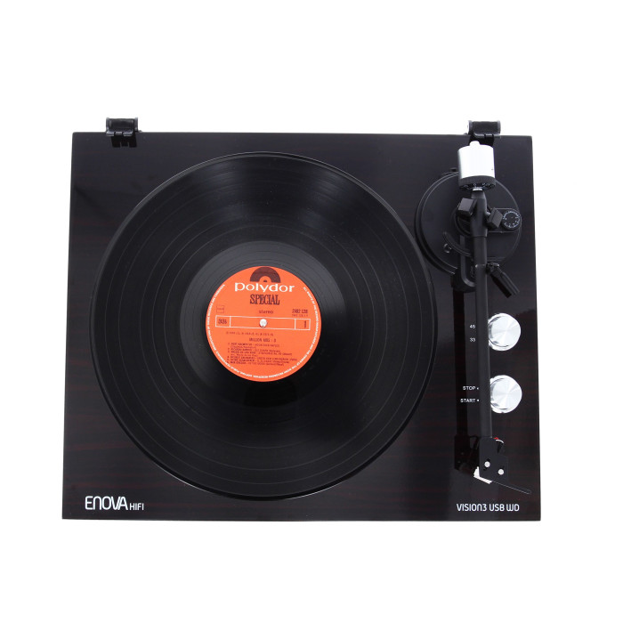 Platine vinyle hifi USB - finition bois