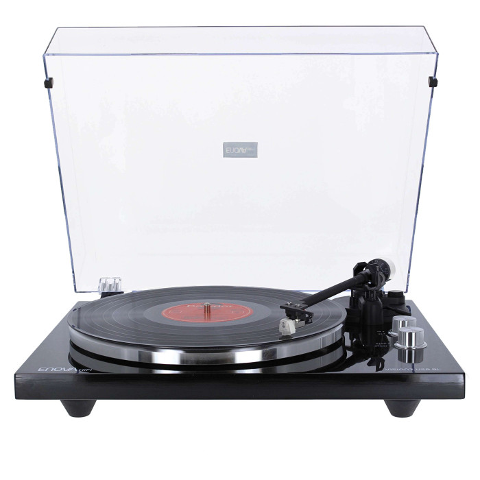 Platine vinyle hifi USB - finition noire